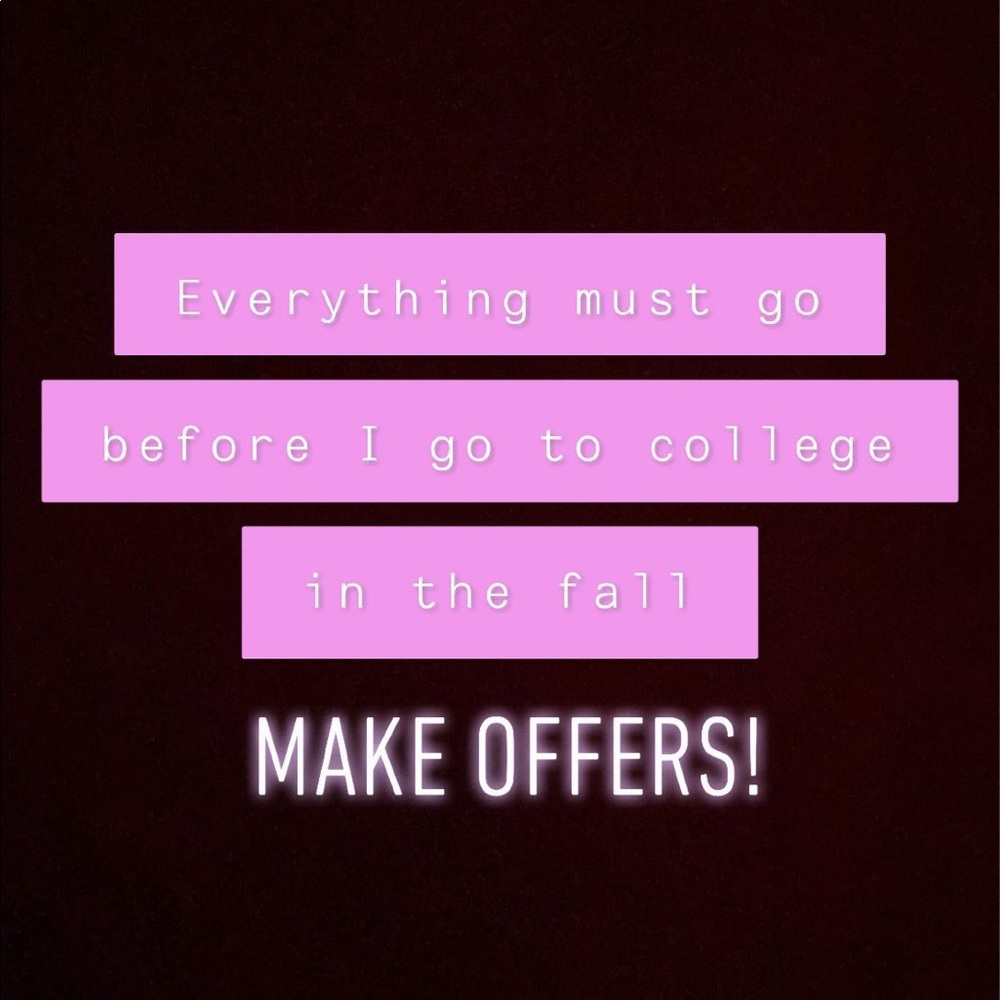 All offers will be considered!!